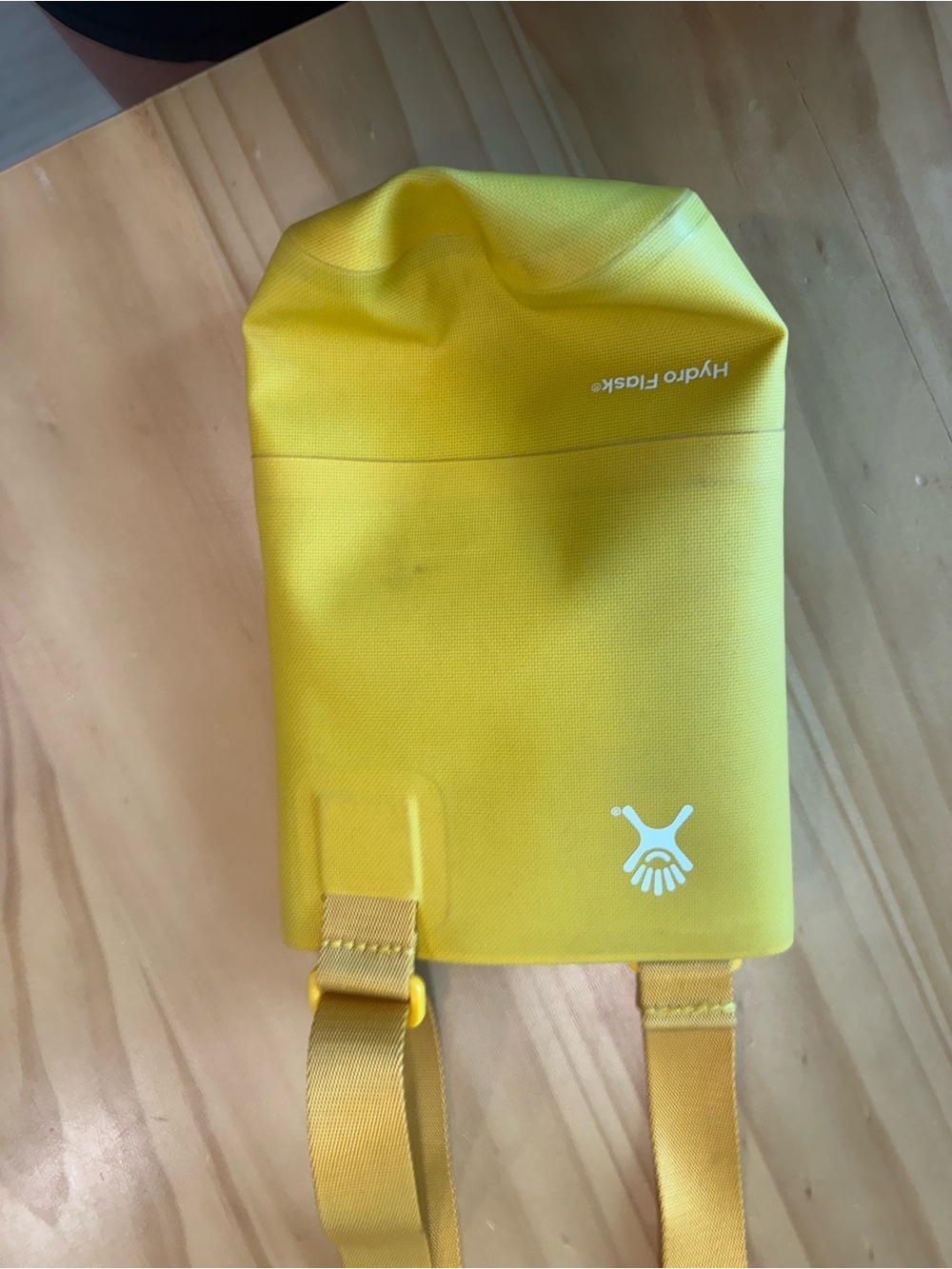 Hydro Flask Yellow Roll-Top Crossbody Sling Bag